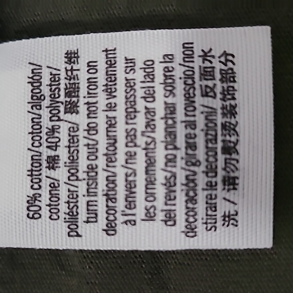 PINK V-Neck Tee Hunter Green - Picture 4 of 7